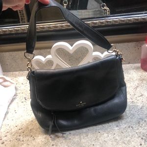 Kate spade ♠️ black leather handbag